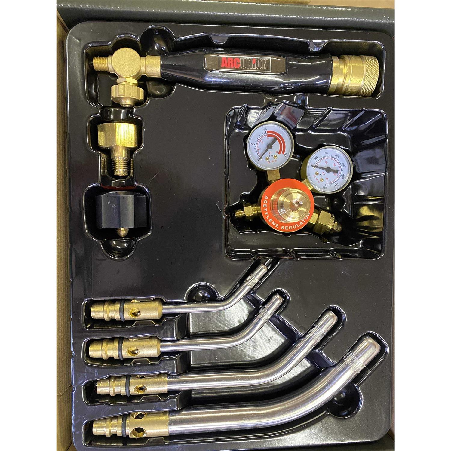 Arc Union Air Acetylene Torch Kit Fuel Gas Kit industry standard tips one year warranty - Image 5