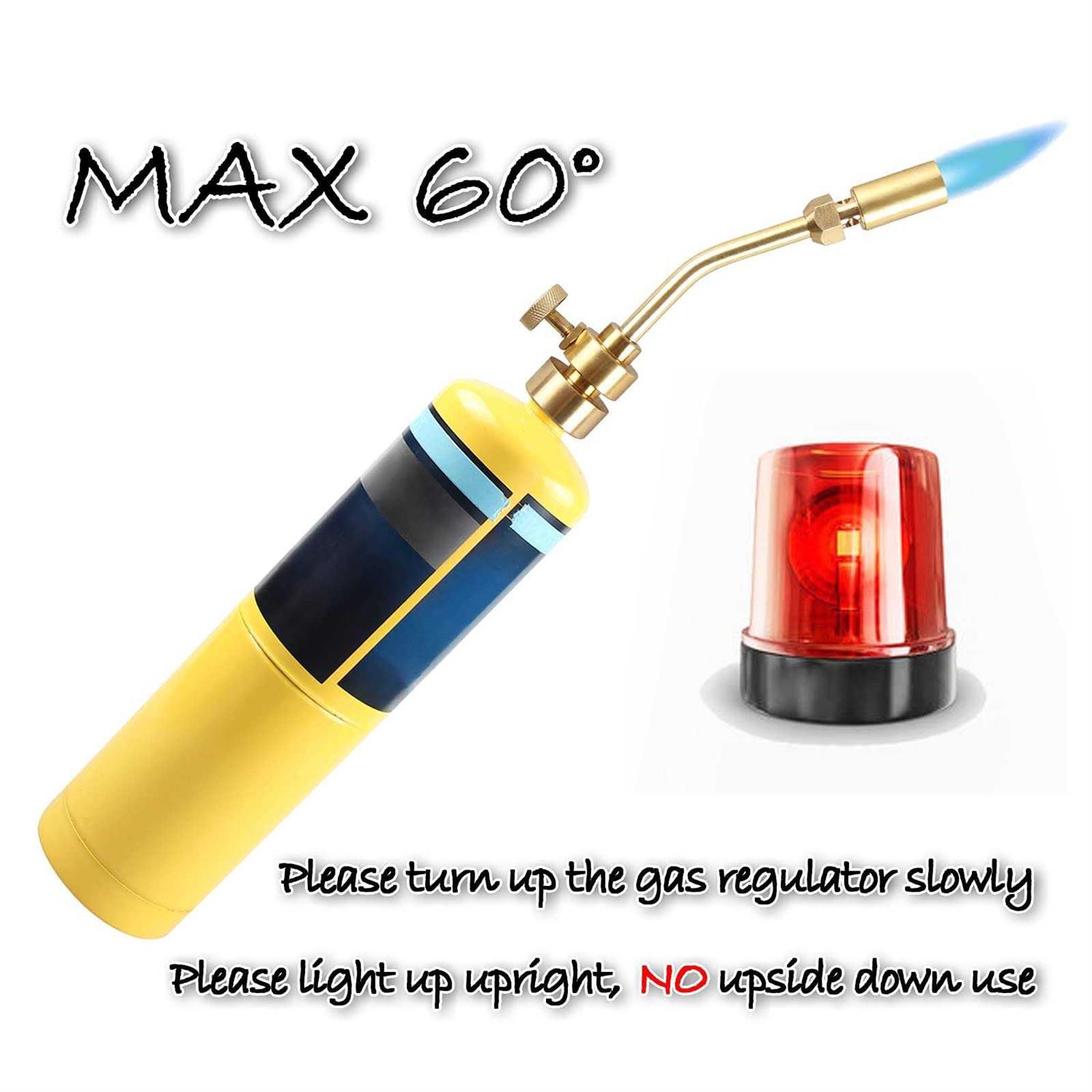 IDEALFLAME Propane Torch Head, Manual Start Basic Brass Torch Nozzle Blow Torch Tip for Soldering, Welding, Thawing, Brazing and Cooking - Image 4