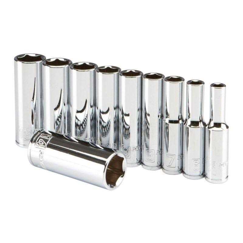 Pittsburgh Pro 1/2 in. Drive High-Visibility Deep Socket Set - Image 3