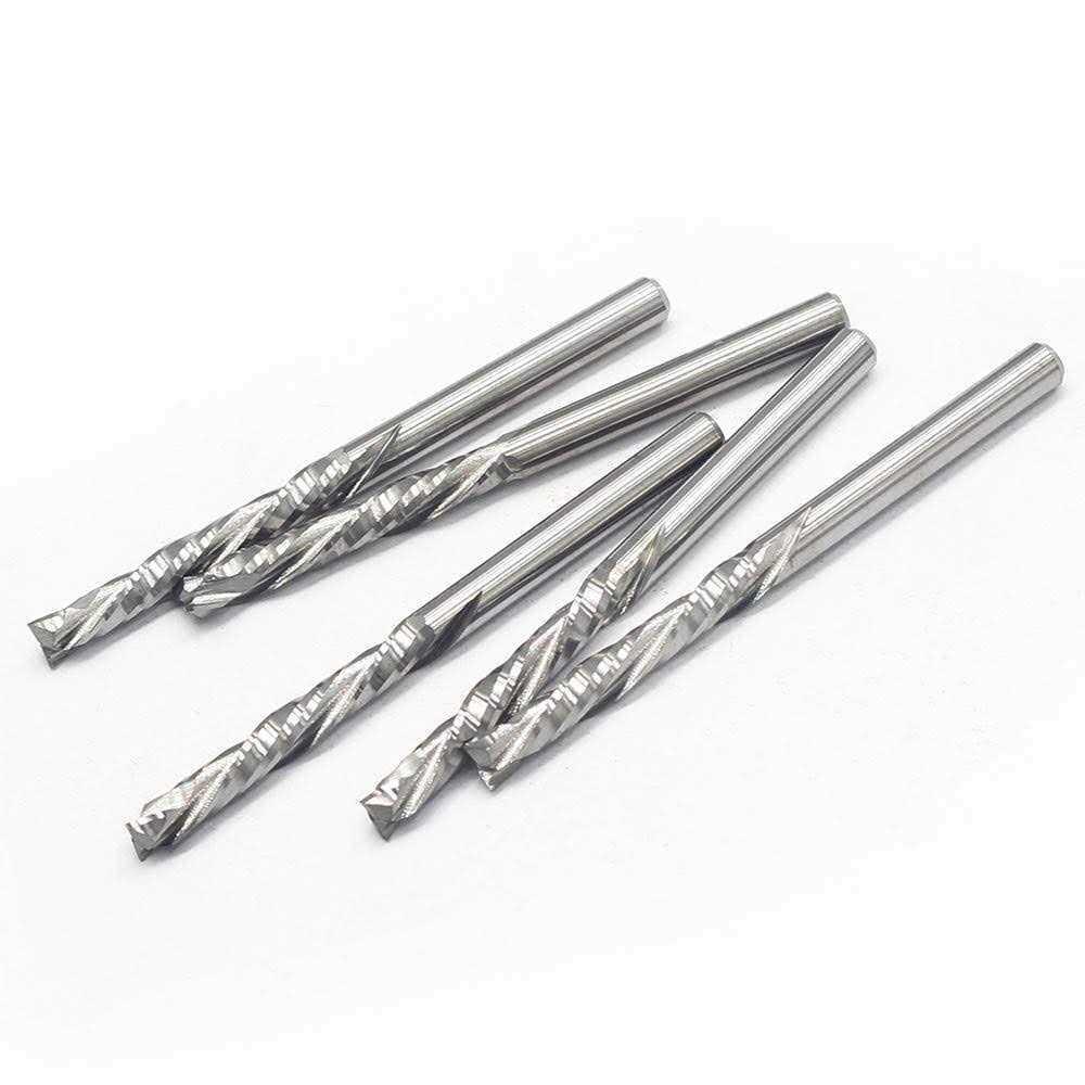 OSCARBIDE Up & Down Cut Squre Nose Carbide End Mills 1/8 Inch Shank CNC Spiral Router Bits - Image 4