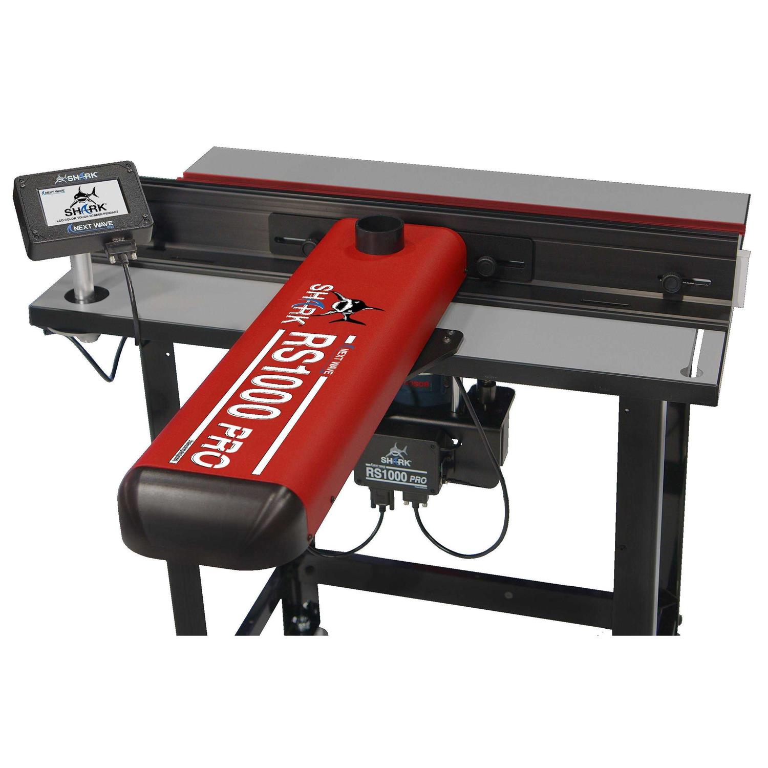 Next Wave PRO RS1000 two Axis CNC Router Table setup for Dovetail