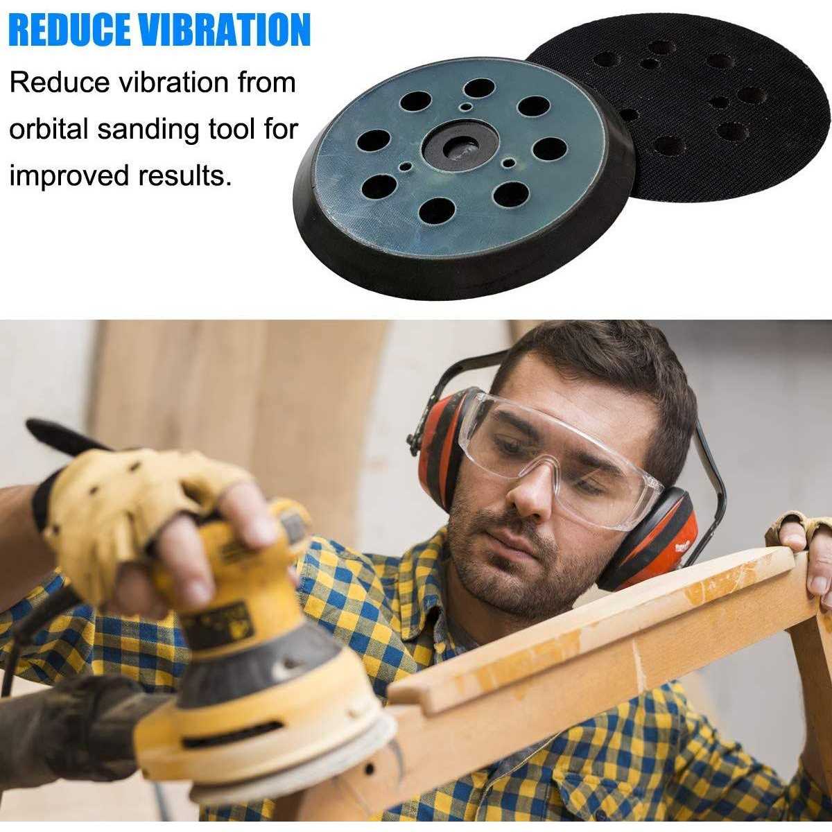 2 Pack 5 Inch Replacement Sander Pad for DeWalt Random Orbit Palm Sander DW421 - Image 4