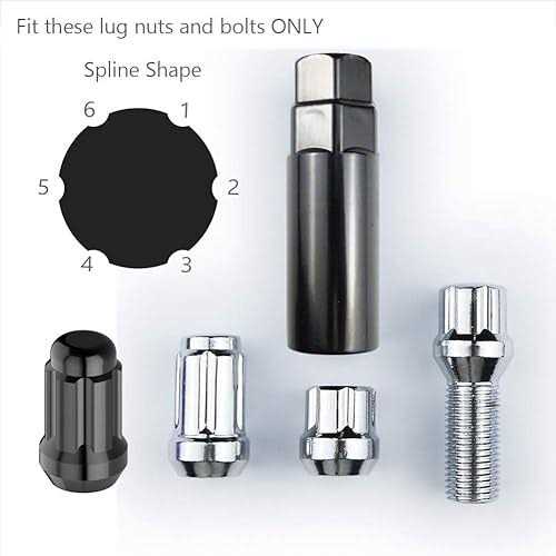 WHEEL CONNECT Lug Nuts Key for Spline Drive Lug Nuts and Bolts - Image 5