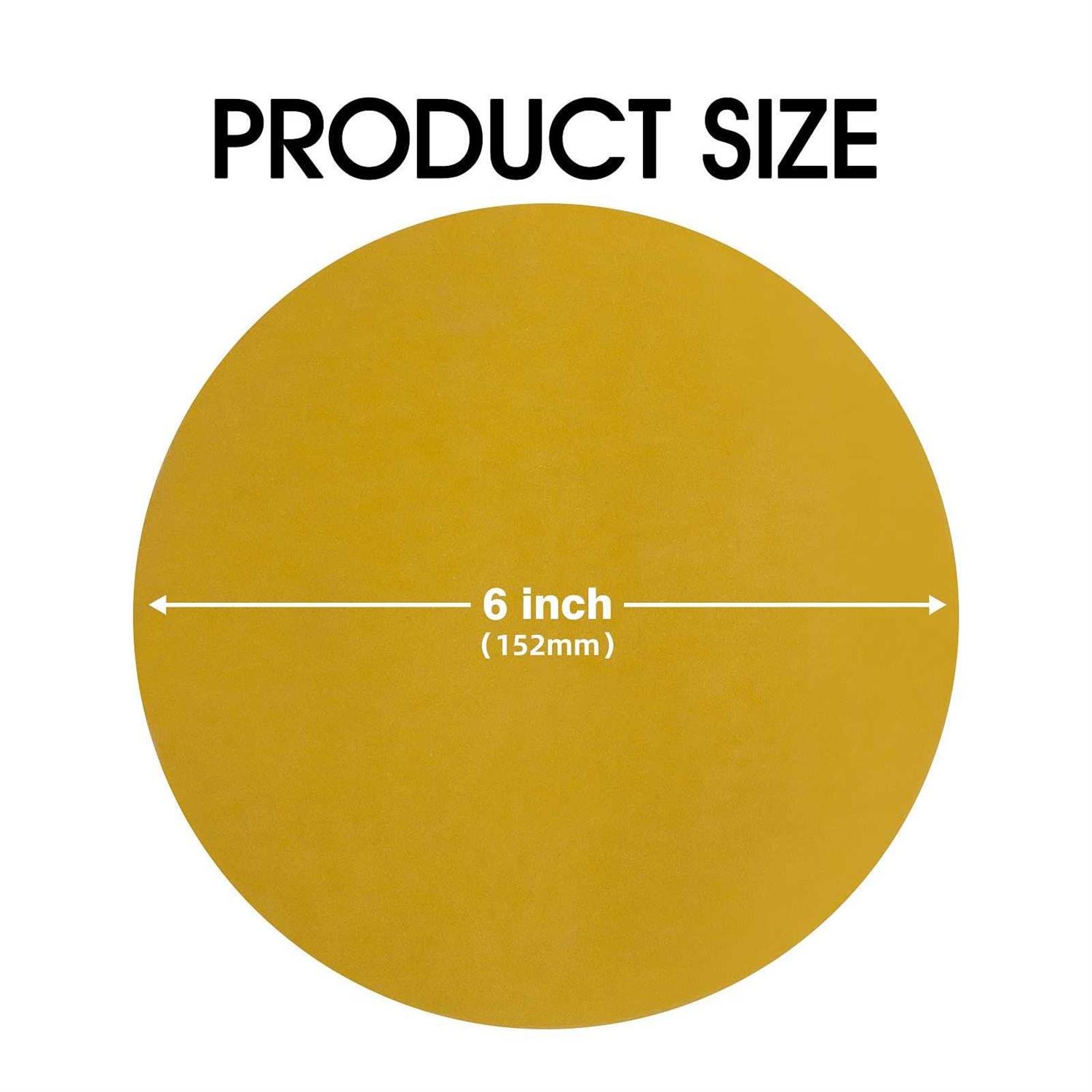 Shawya 100 PCS 6 Inch PSA Sanding Discs Grit Self Adhesive Sticky-back Sandpaper for DA Sander Woodworking Wood Metal - Image 4