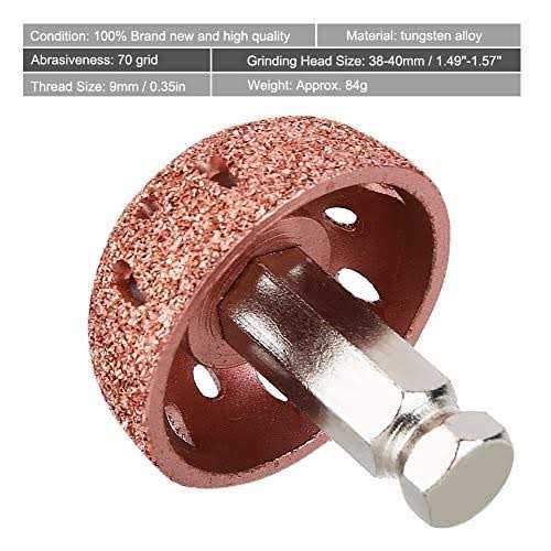 Tire Buffer, 1.5 BTire Buffing Wheel Tire Patch Tire Buffing Kit 3/8-24 Thread with Linking Rod - Image 4