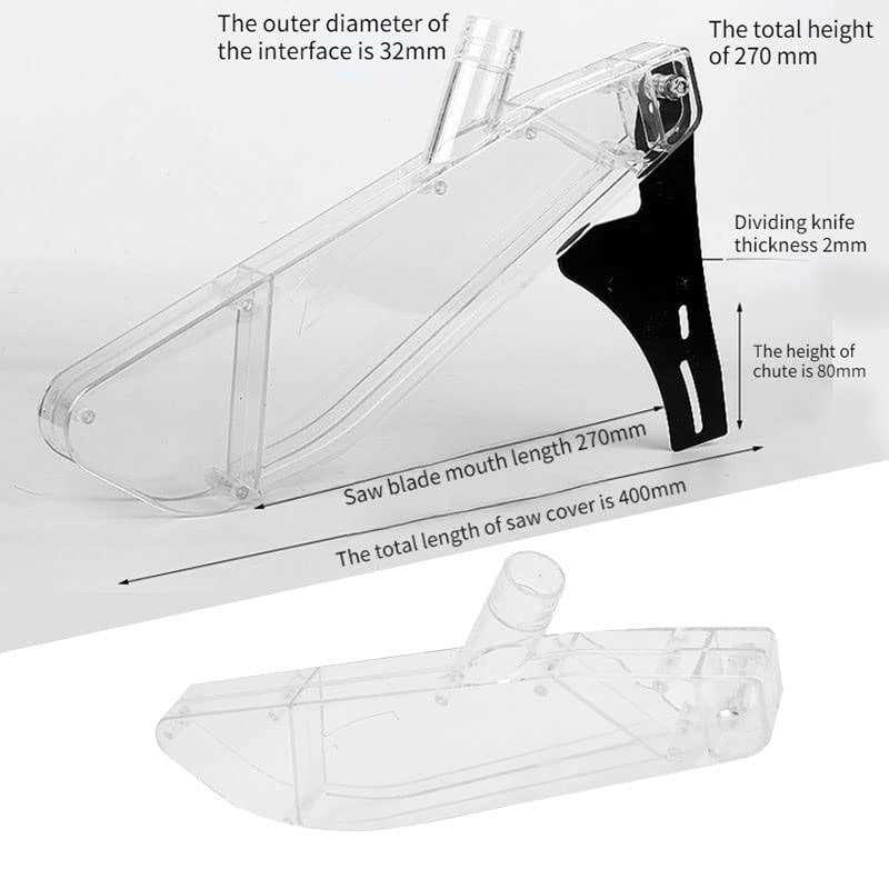 Tuklye Stand Table Saw Protective Cover Universal Anti Dust Case Clear Plastic Guard With Dispensing Knife Universal for 7-12 Inch Table Saw & Oth - Image 4