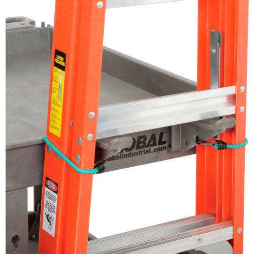 Global Industrial 800303 Global Industrial Ladder Hook for Industrial Utility Cart - Image 4