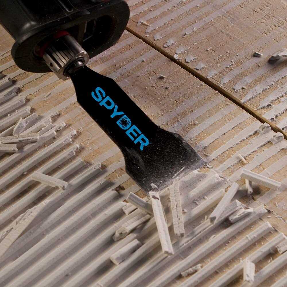 Spyder 6-in Reciprocating Saw Scraper Attachments - Image 3