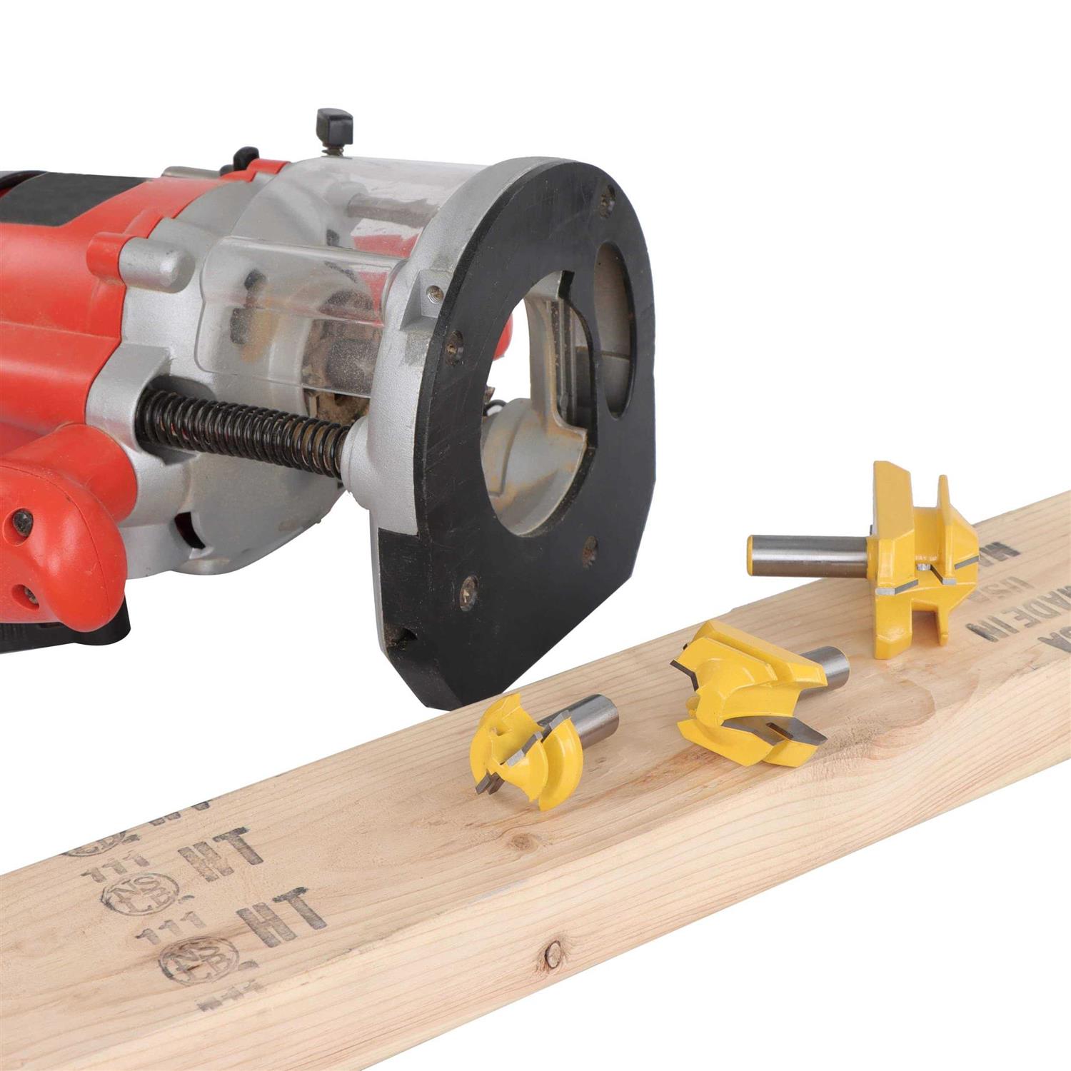 DCT 45 Degree Locking Miter Bits 3Pc 1/2in Wood Router Bits for Box Building - Image 2