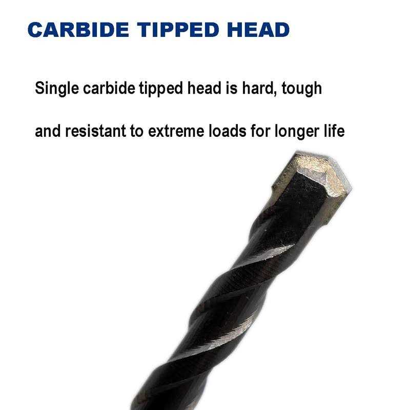 Drill Hulk Carbide-Tipped SDS-Plus Rotary Hammer Drill Bit for Concrete - Image 4