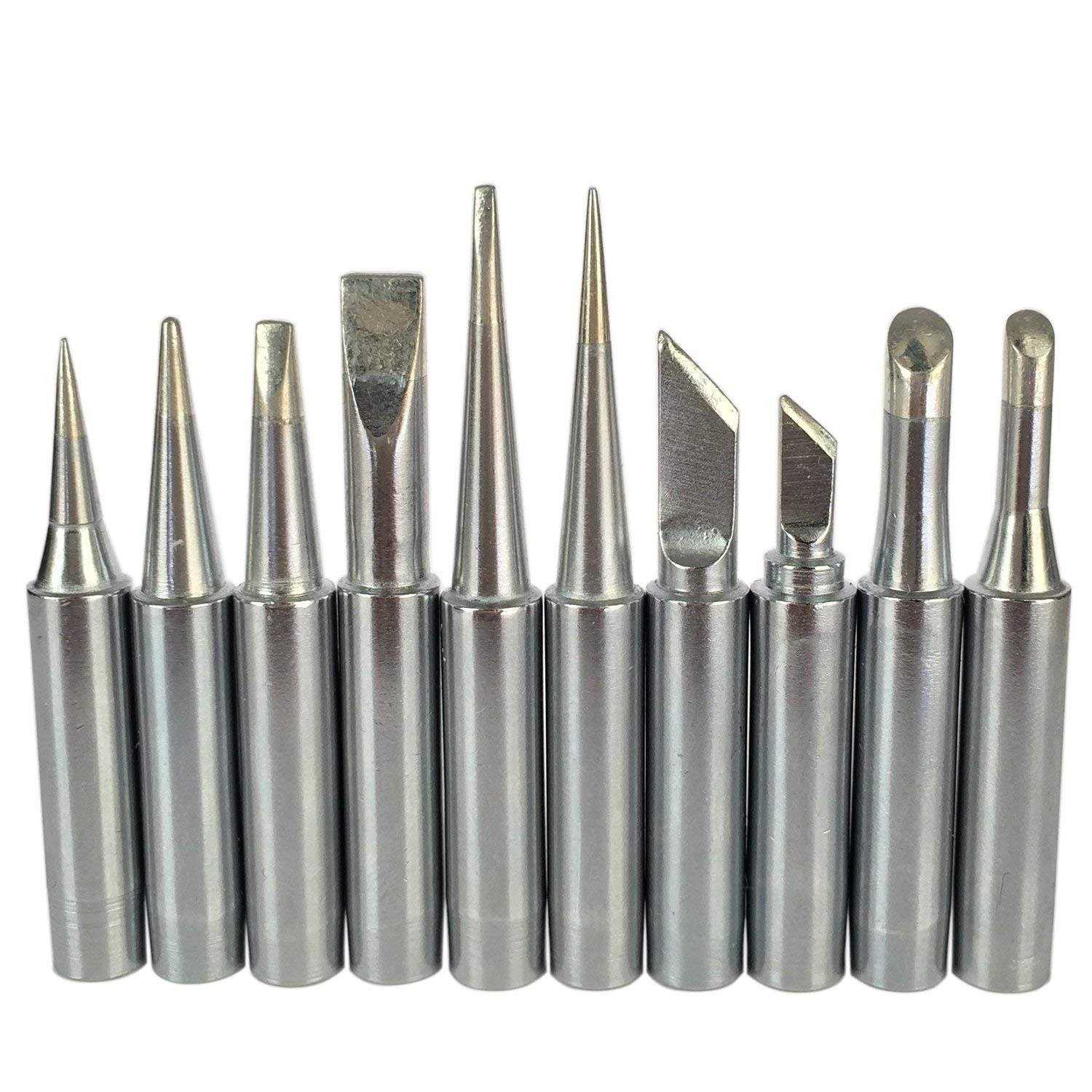ShineNow 900M Soldering Iron Tips for Hakko 936,937,907 Atten, Quick,Ryobi, Aoyue, Yihua,Vastar,Sywon,Tabiger,SOAIY and X-Tronic Soldering Station - Image 2