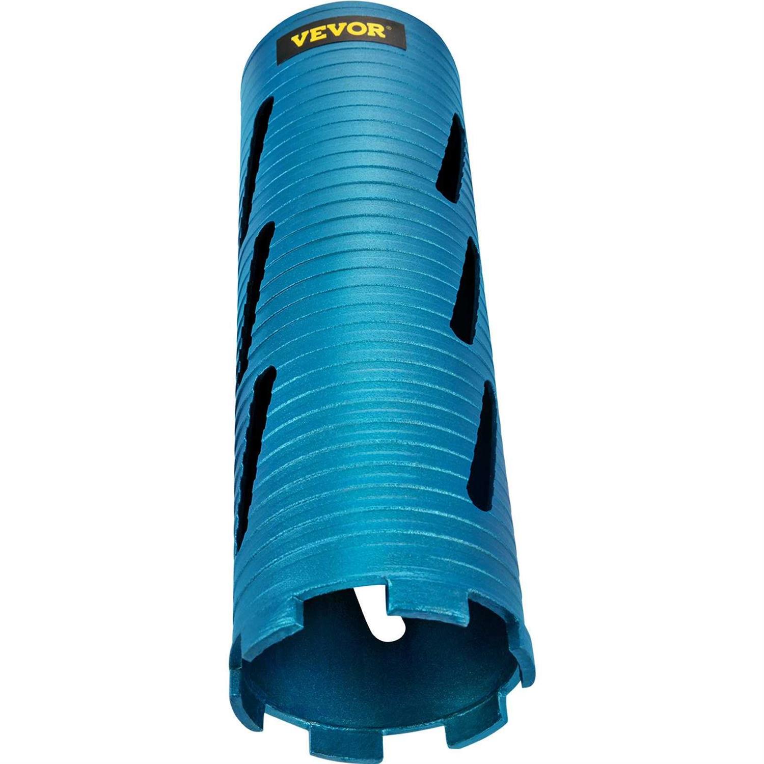 VEVOR Dry Core Drill Bit 3.5 / 88.9 mm Diameter 5/8-11 Threaded 9.5 / 241.3mm Depth Diamond Coring Bore Tool with a Pilot Bit & 4.5 Blade JJGS13.59.5IN2MQGV0 - Image 5