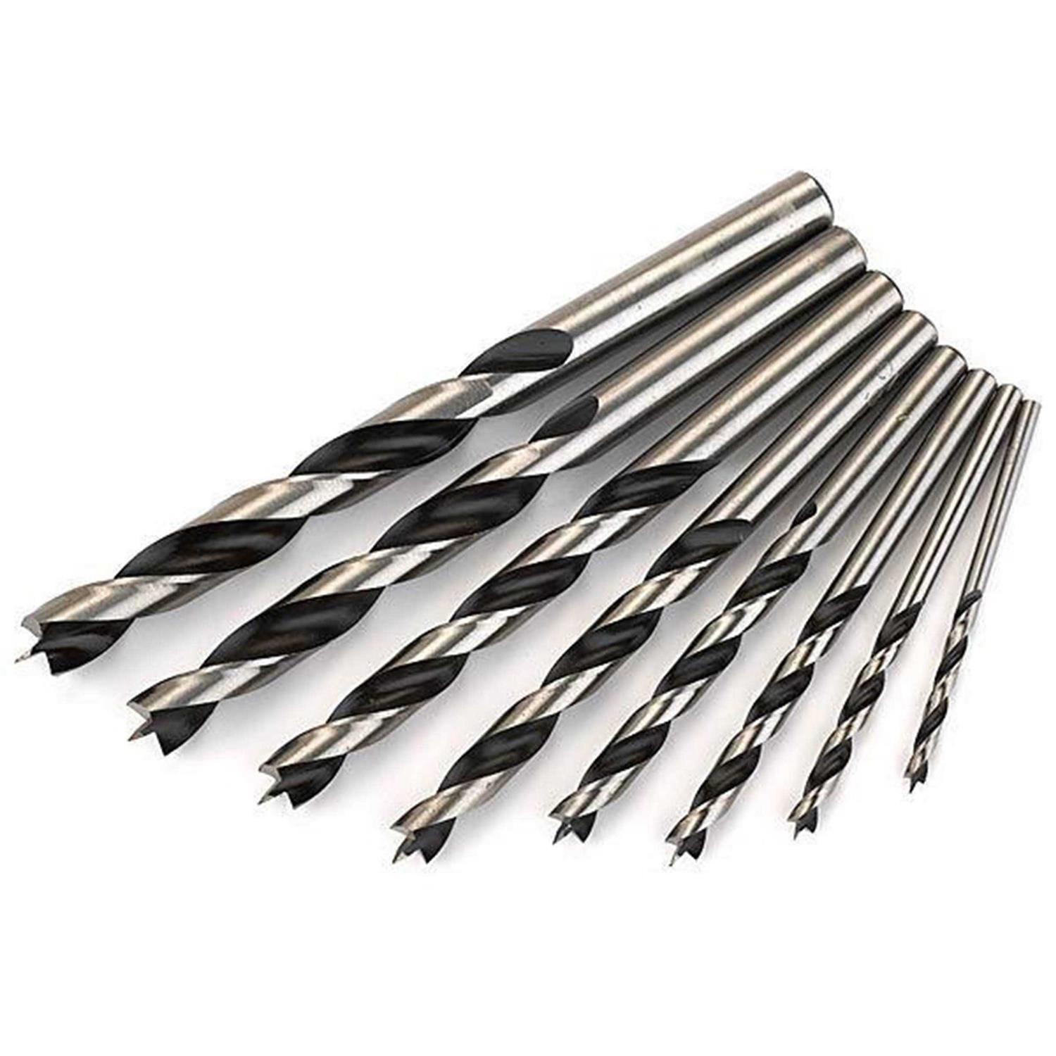 Fisch 8 Piece Chrome Vanadium Metric Brad Point Bit Set - Image 3