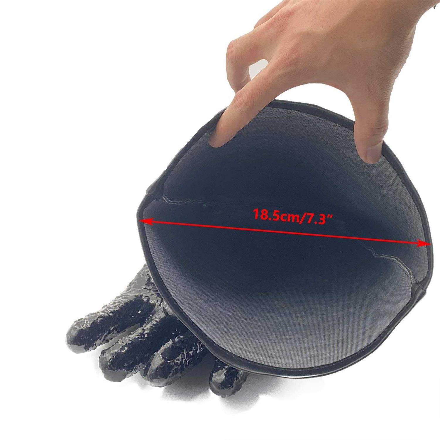 Holdwin Rubber Sandblaster Gloves for Abrasive Blasting be Used on Sandblast Cabinet Sand Blasting Gloves With Particle - Image 3