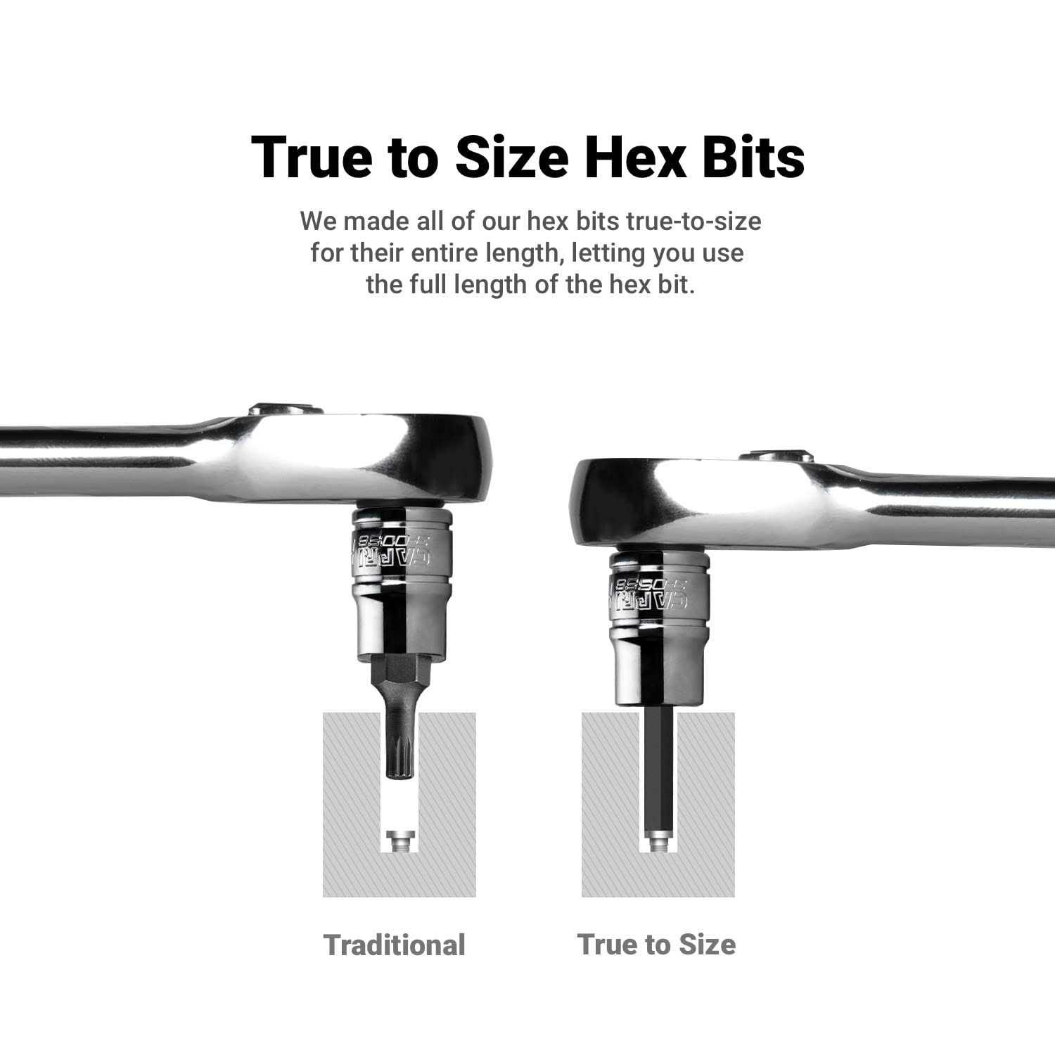 Capri Tools Hex Bit Socket - Image 5