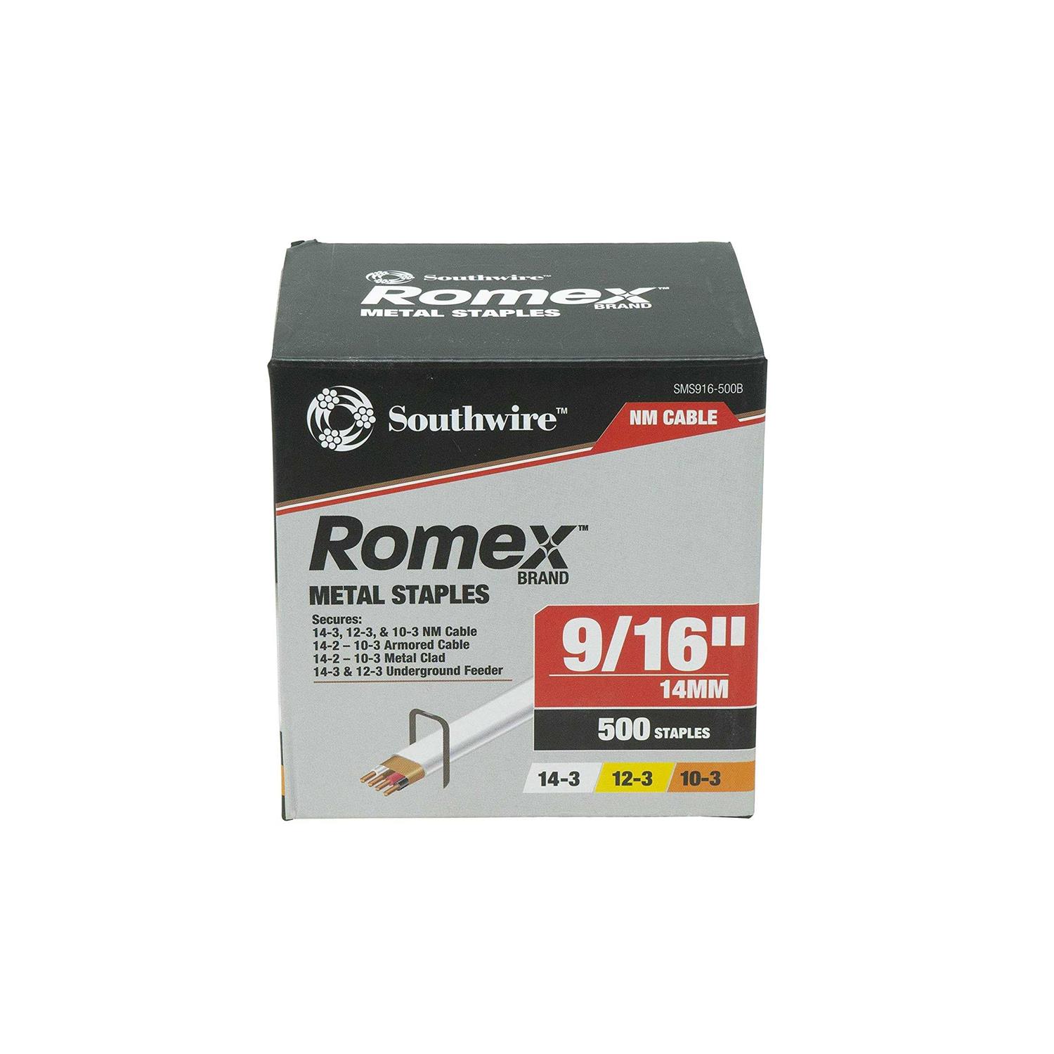 Southwire 9/16 in. Romex Metal Staples