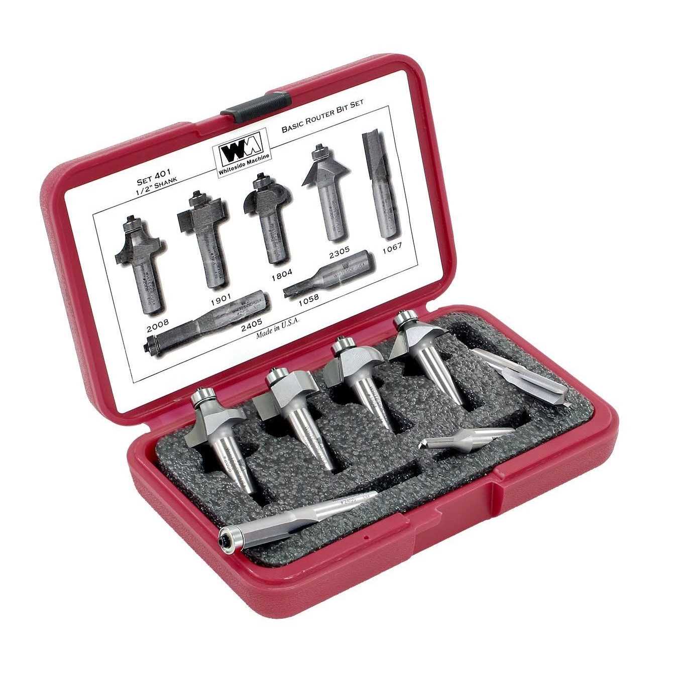 Whiteside #401 Basic Router Bit Set - Image 5
