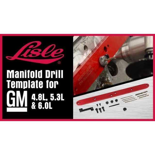 Lisle 71400 GM Manifold Drill Template - Image 5