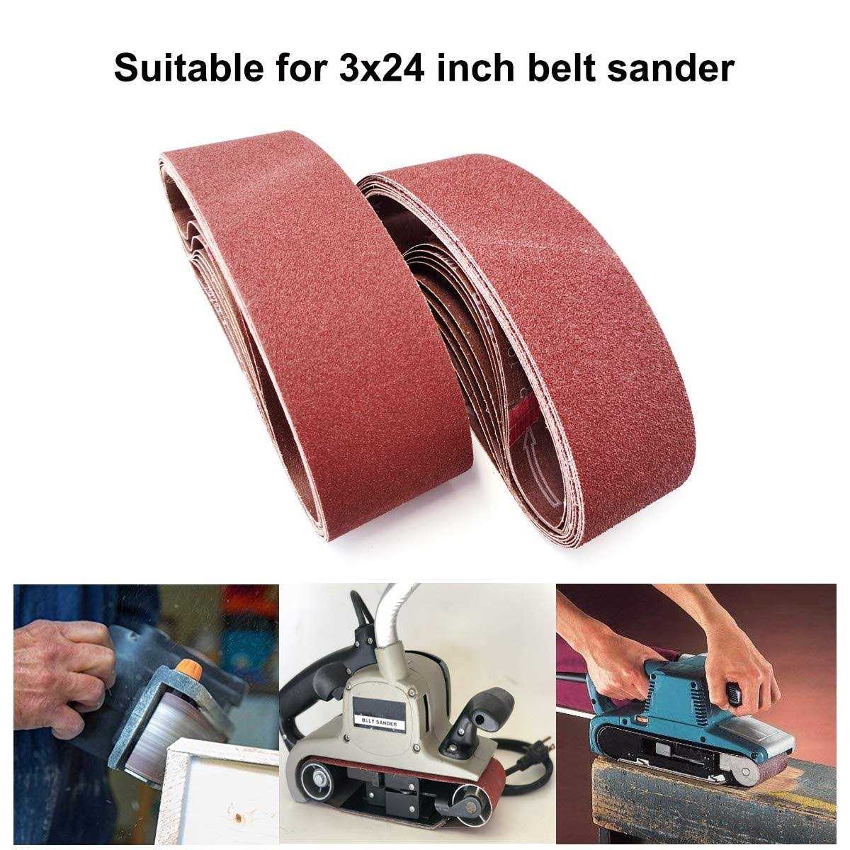 Aiyard Aluminum Oxide Sanding Belts - Image 3