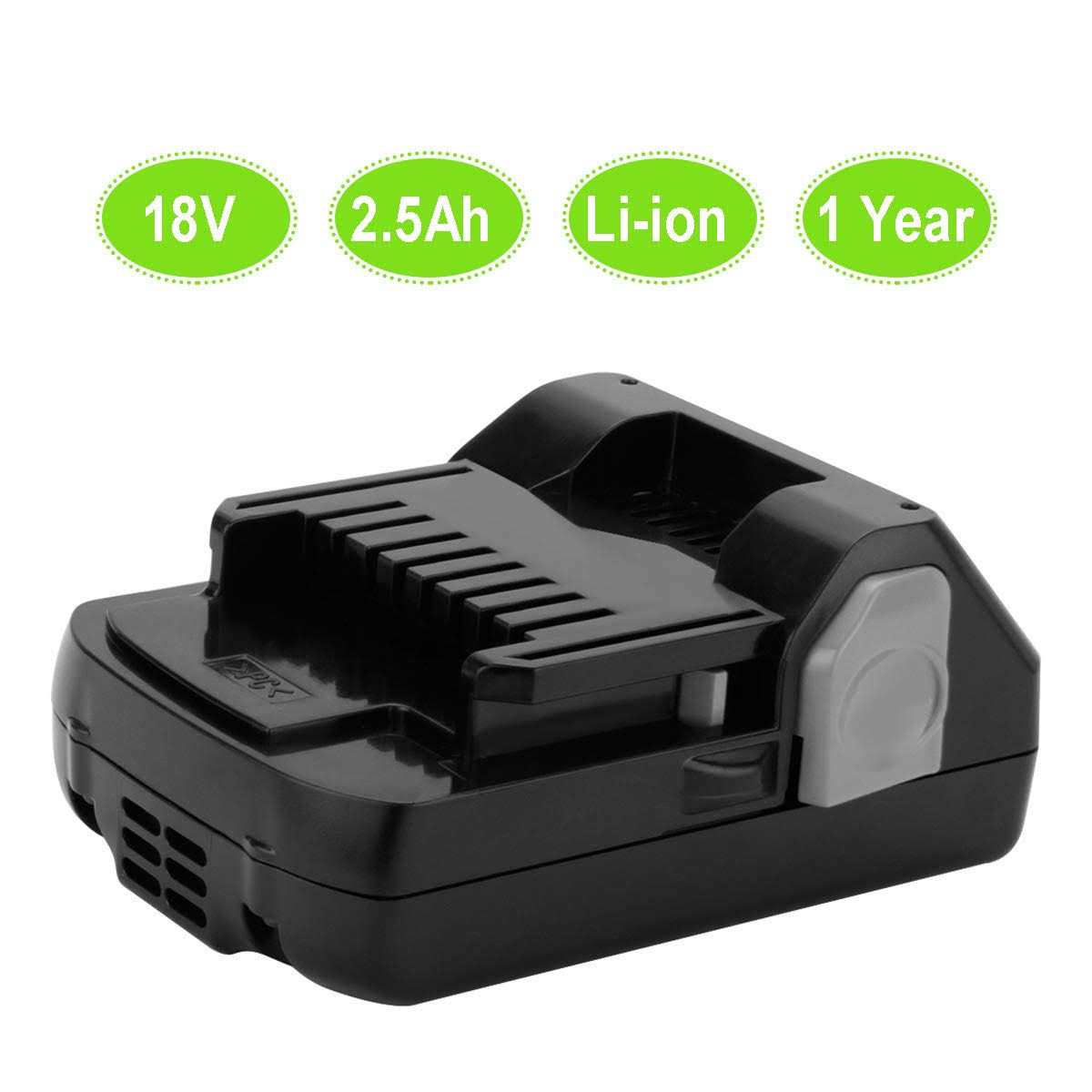 Joiry 18V Battery for Hitachi 2.5Ah Li-ion Replacement BSL1830C BSL1815X BSL1815S BSL1830 339782 330139 330557 - Image 5
