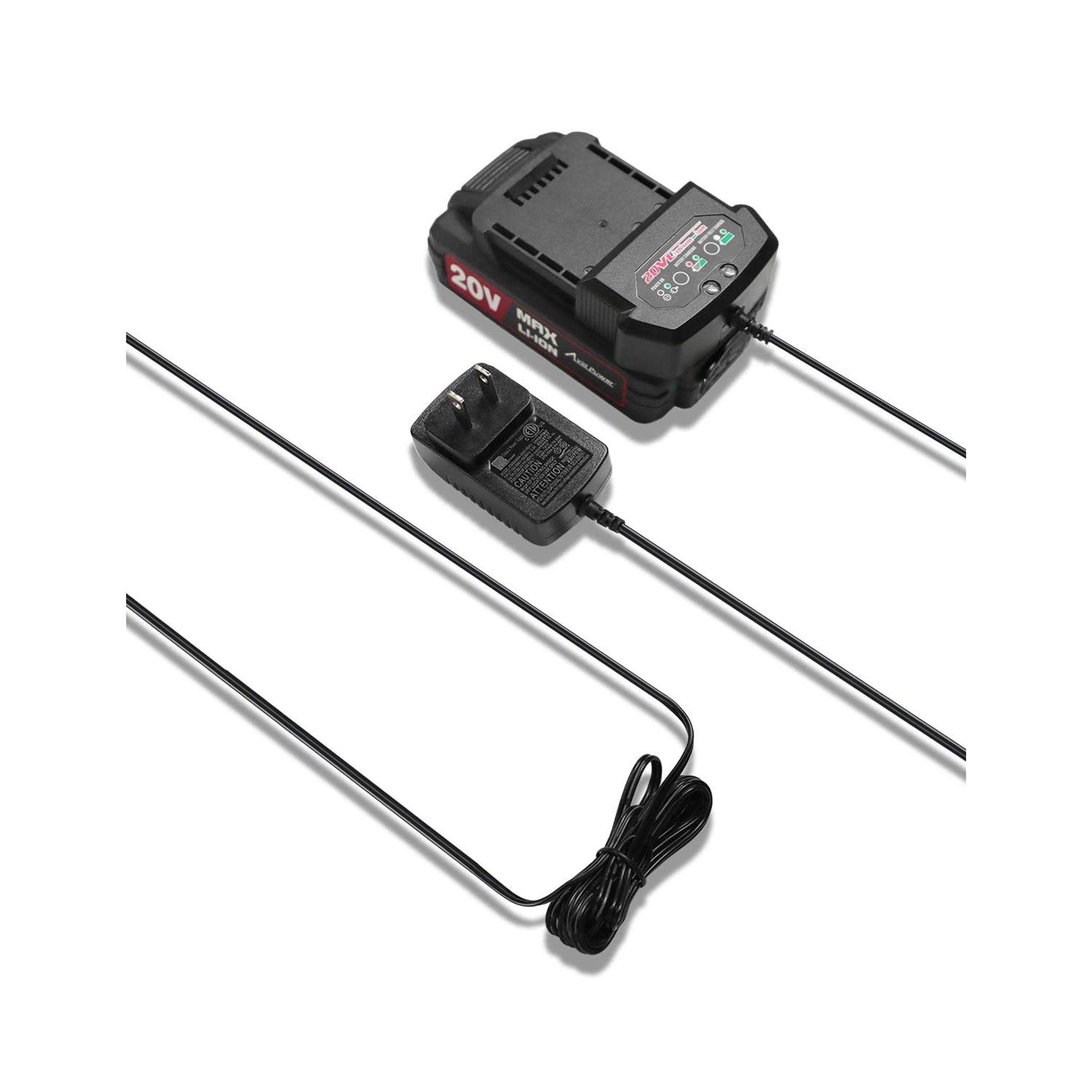 20V Max Lithium Ion Battery Charger Compatible with Avid Power 20V Batteries - Image 3