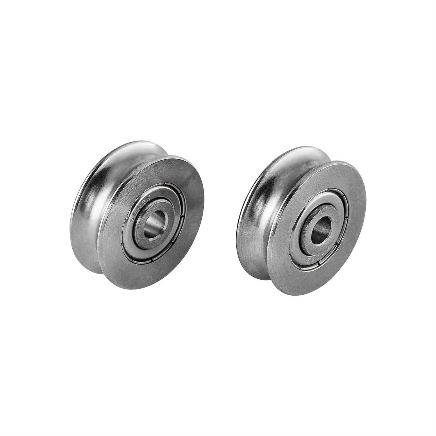 CTSC Stainless Steel 5mm Deep U Groove Ball Bearings Pack of 2