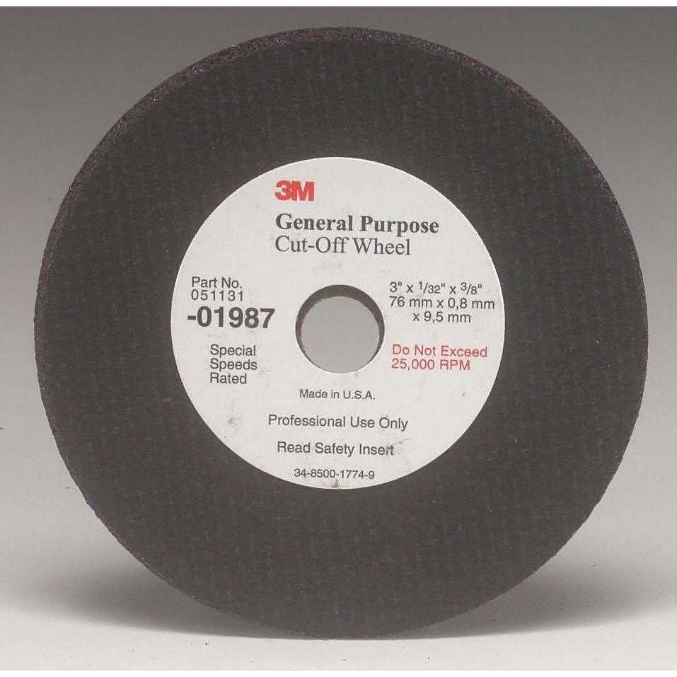 3M 01987 Cut-Off Wheel - Image 4