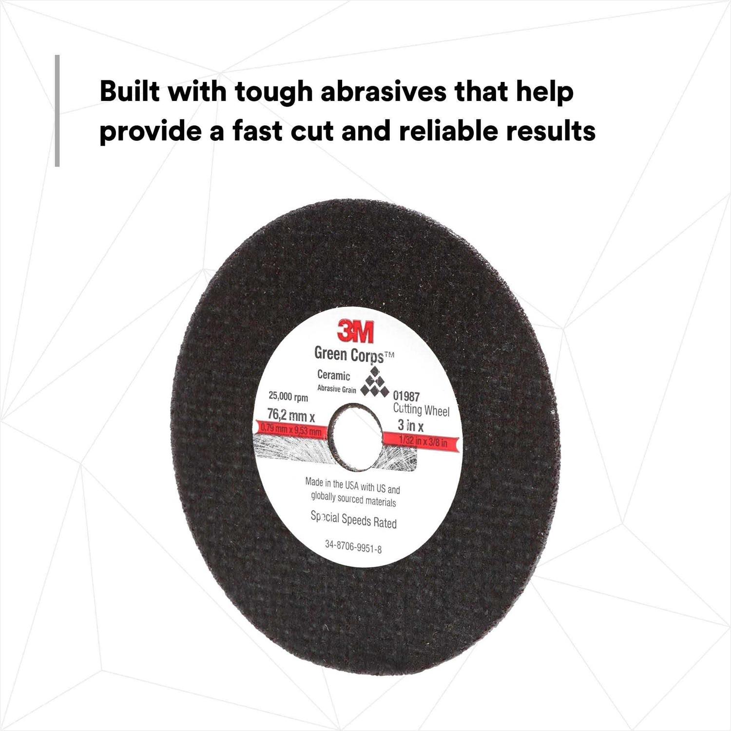 3M 01987 Cut-Off Wheel - Image 5