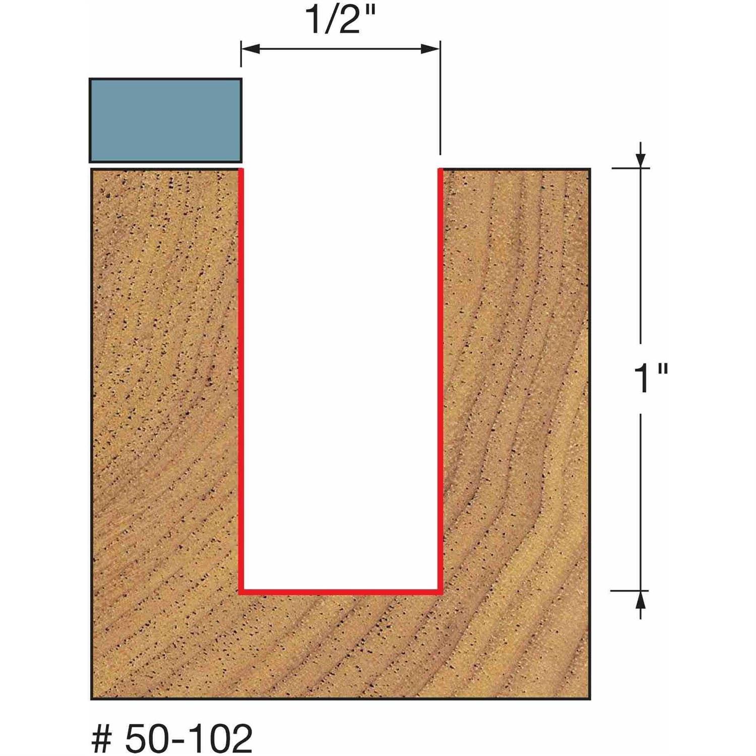 Freud Top Bearing Flush Trim Router Bit 50-102 - Image 5