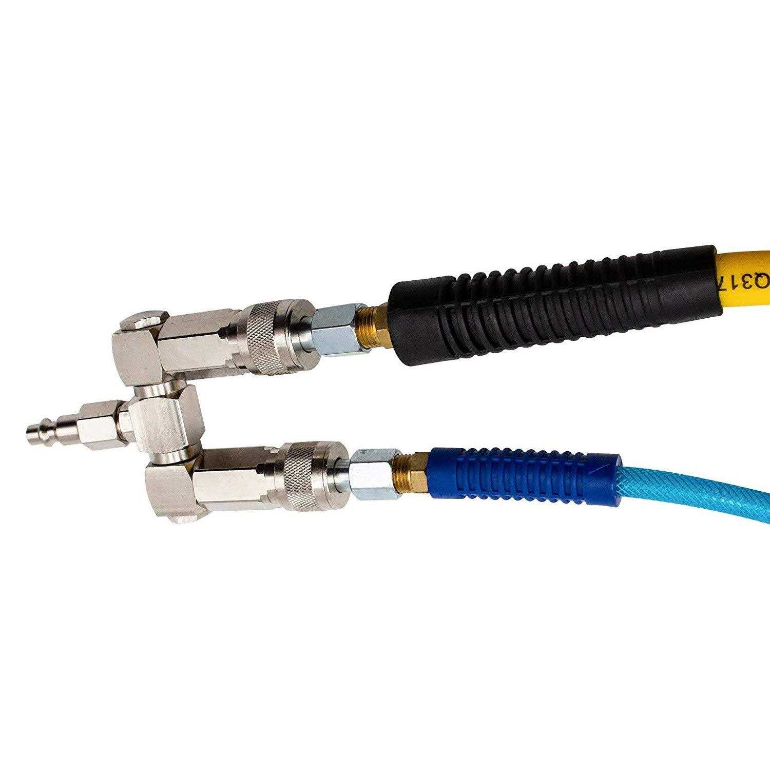 fixsmith air hose connector 2 way air hose splitter,1/4 in npt - Image 3