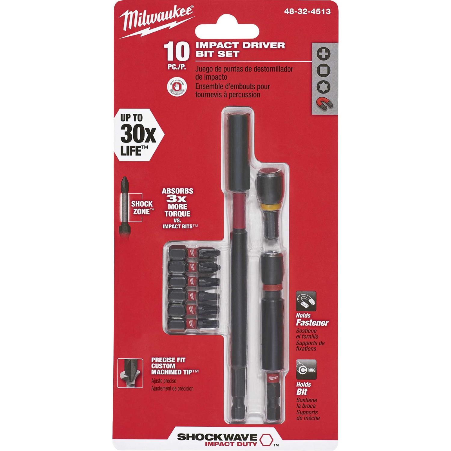 Milwaukee SHOCKWAVE Impact Duty Driver Bit Set 48-32-4513 - Image 5