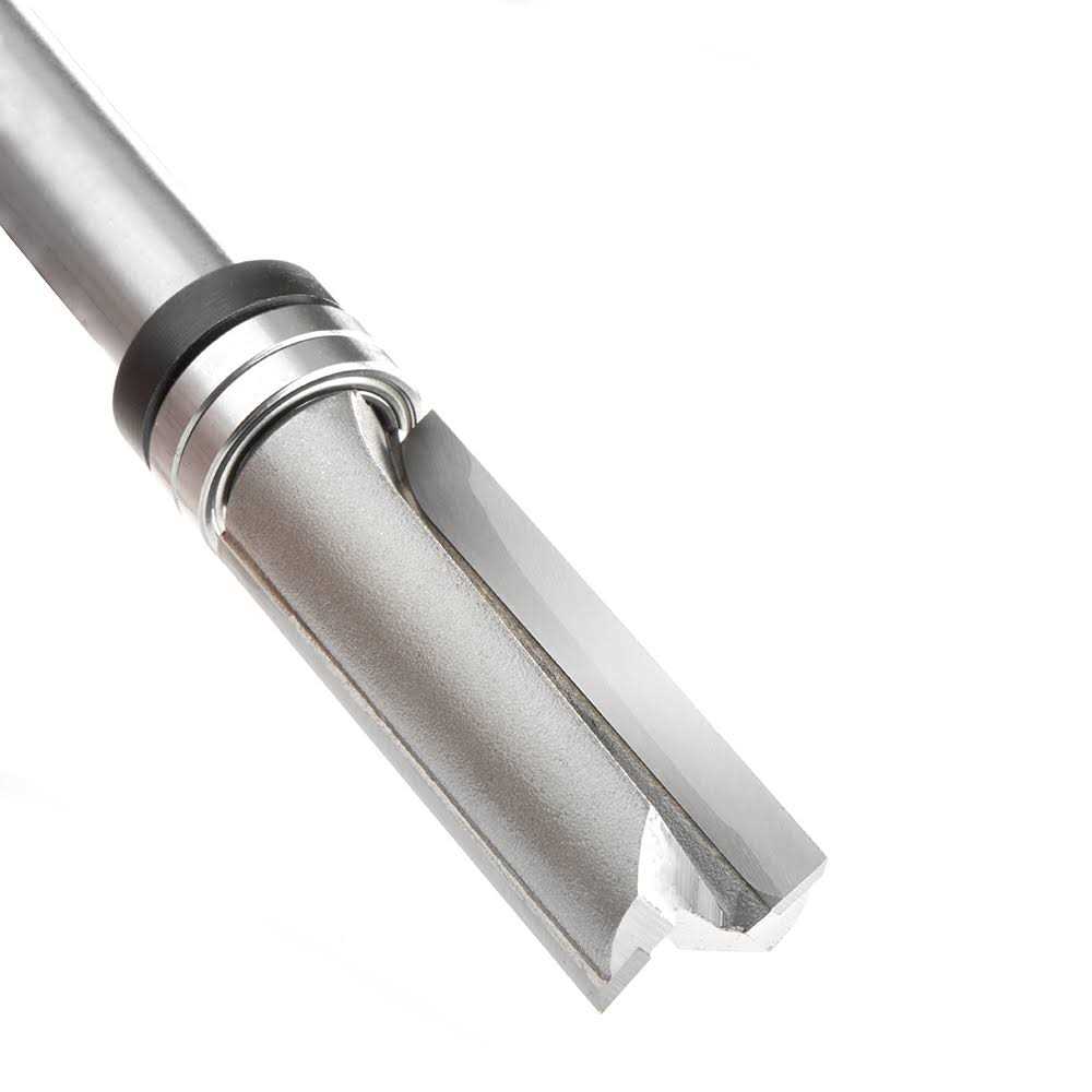 Amana Tool 45366 Carbide Tipped Flush Trim Plunge Template 3/4 D x 2 CH x 1/2 Inch SHK w/Upper Ball Bearing 2 Flute Router Bit Amana 45366 - Image 5
