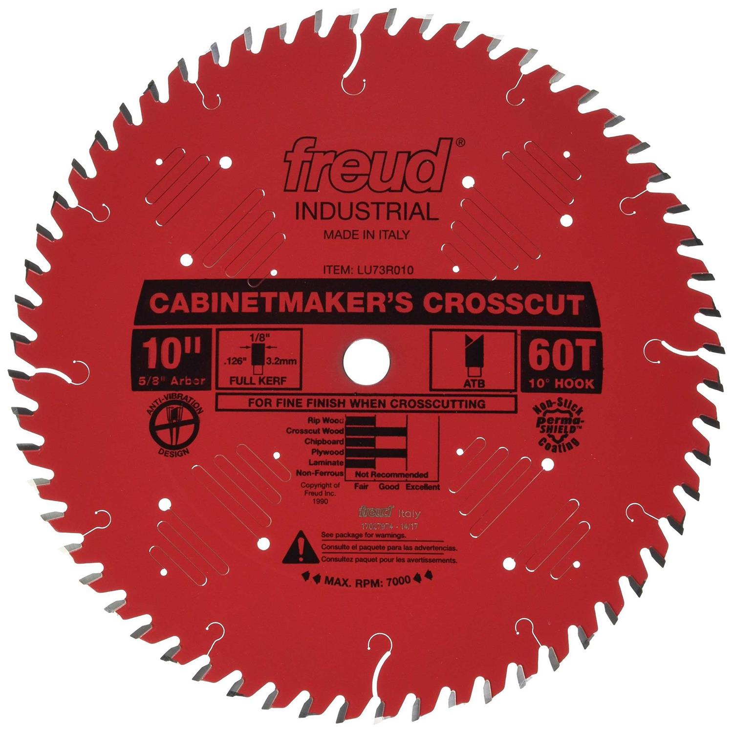 Freud Cabinetmaker Crosscut Blade 10 LU73R010