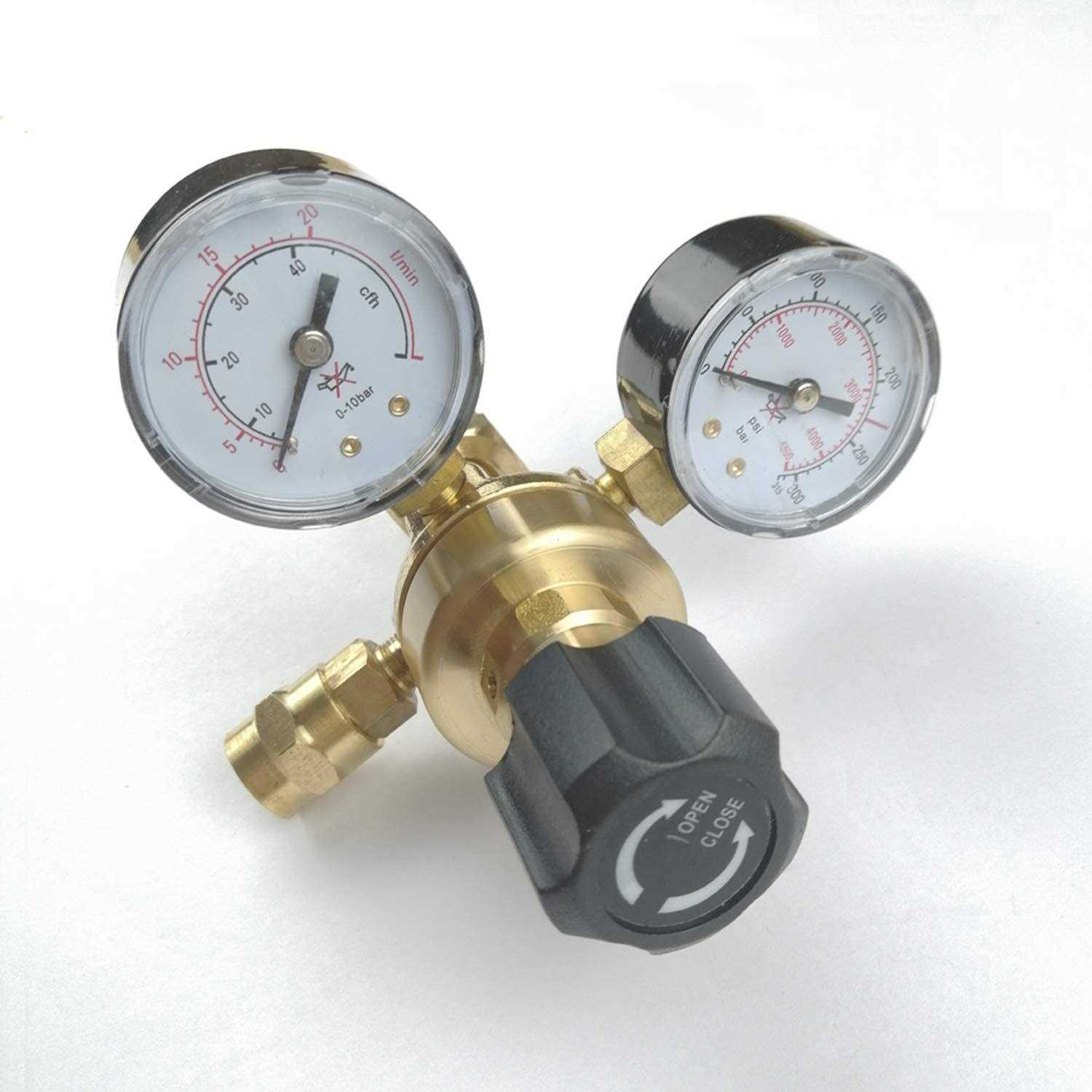Argon Co2 Regulators Gauges Gas Welding Regulator Cga580 Female 5/8 and Male 9/16 Outlet - Image 4