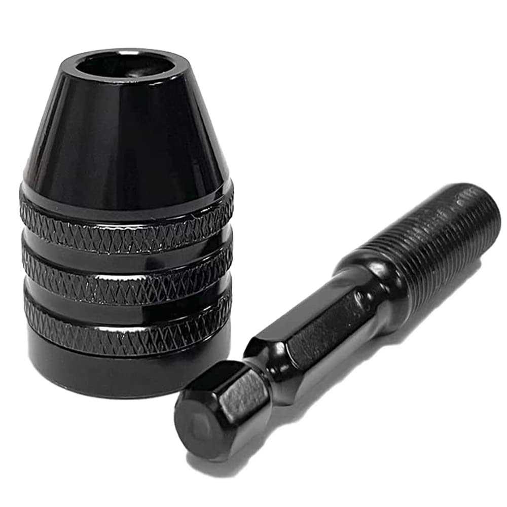 Eyech 0.3-6.5mm Keyless Drill Chuck Conversion Adapter with 1/4 Inch Hex Shank - Image 5