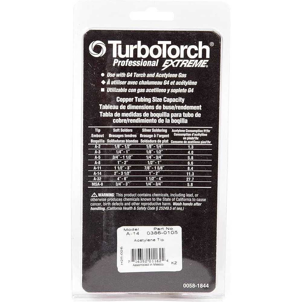 TurboTorch A-14 Acetylene Tip 0386-0105 - Image 4