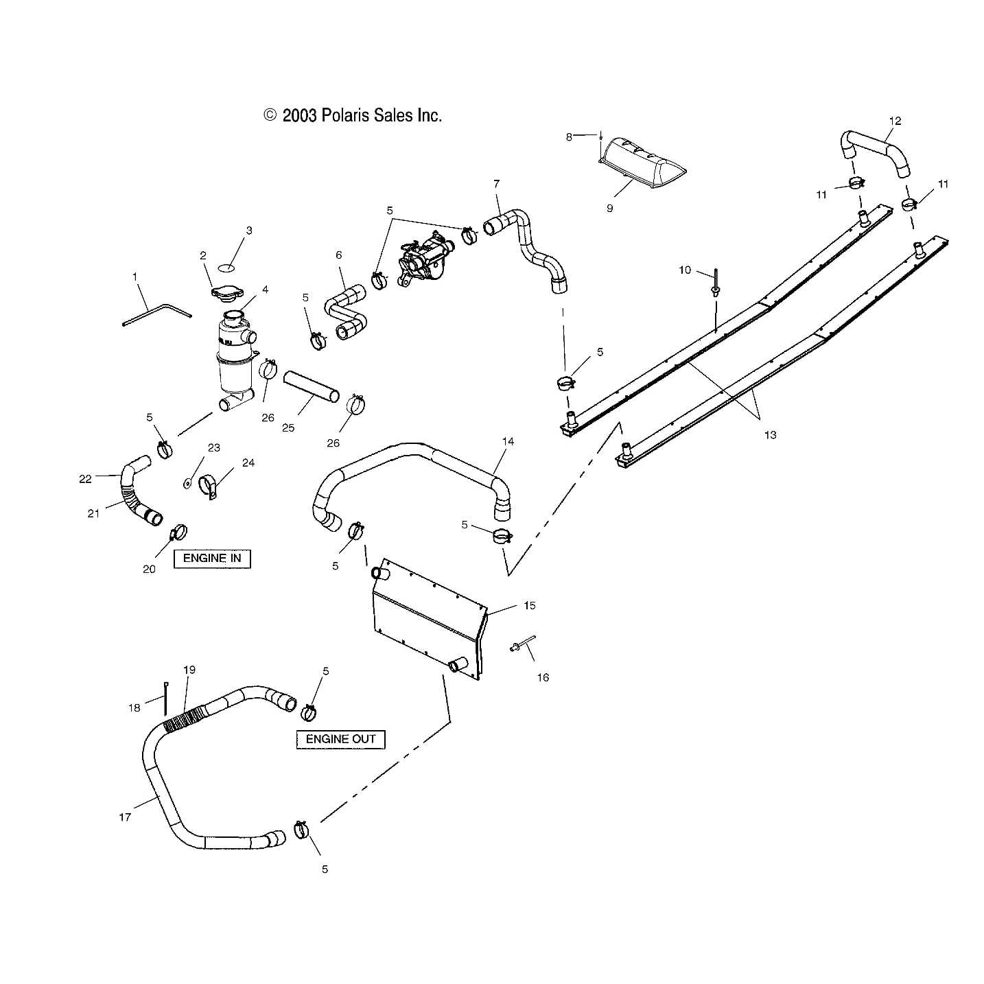 Polaris Coolant Weld Bottle 5/8 Bypass 2520314 - Image 3