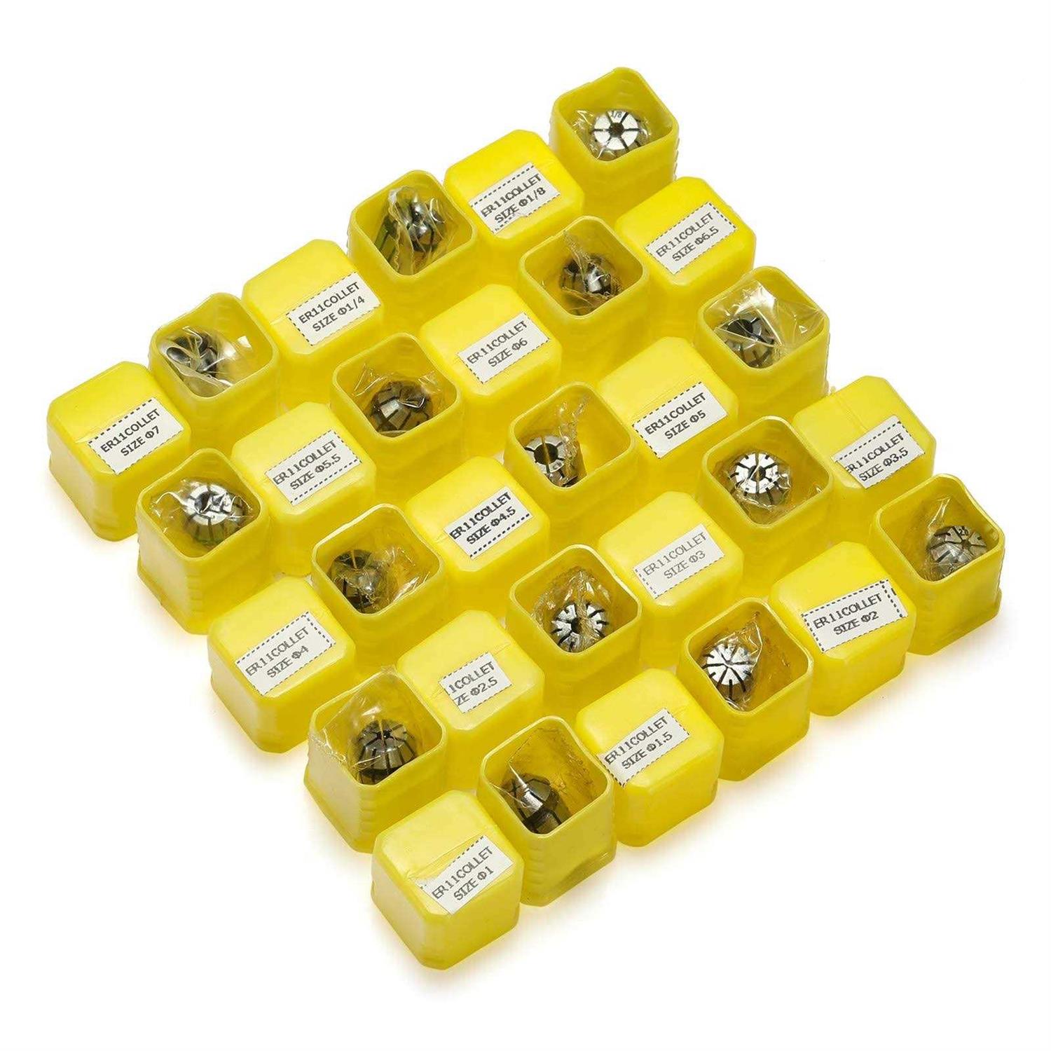 Genmitsu 15pcs ER11 Precision Spring Collet Set for CNC Engraving Milling Lathe Chuck Tool - Image 3