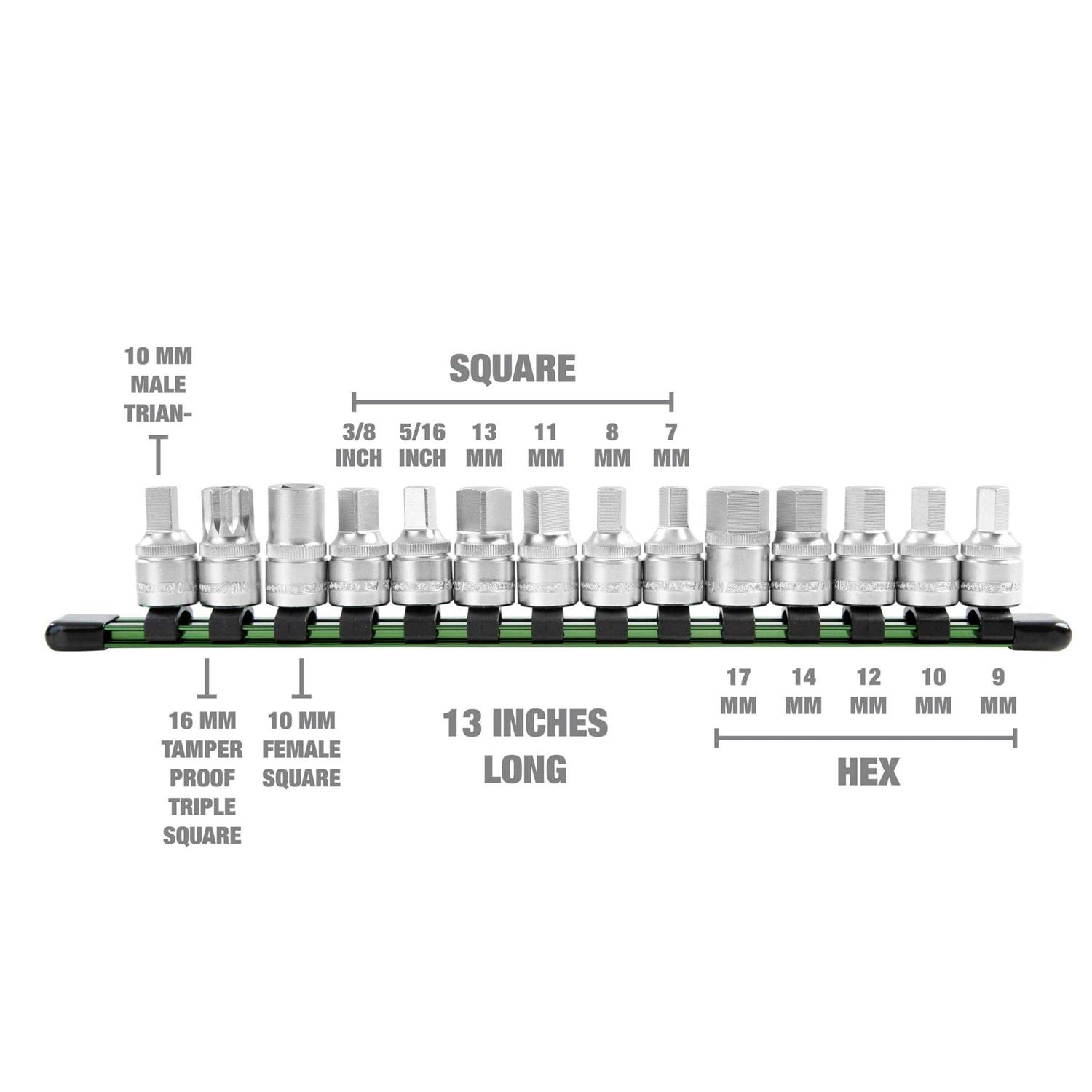 OEMTOOLS 25374 Drain Plug Socket Set - Image 3