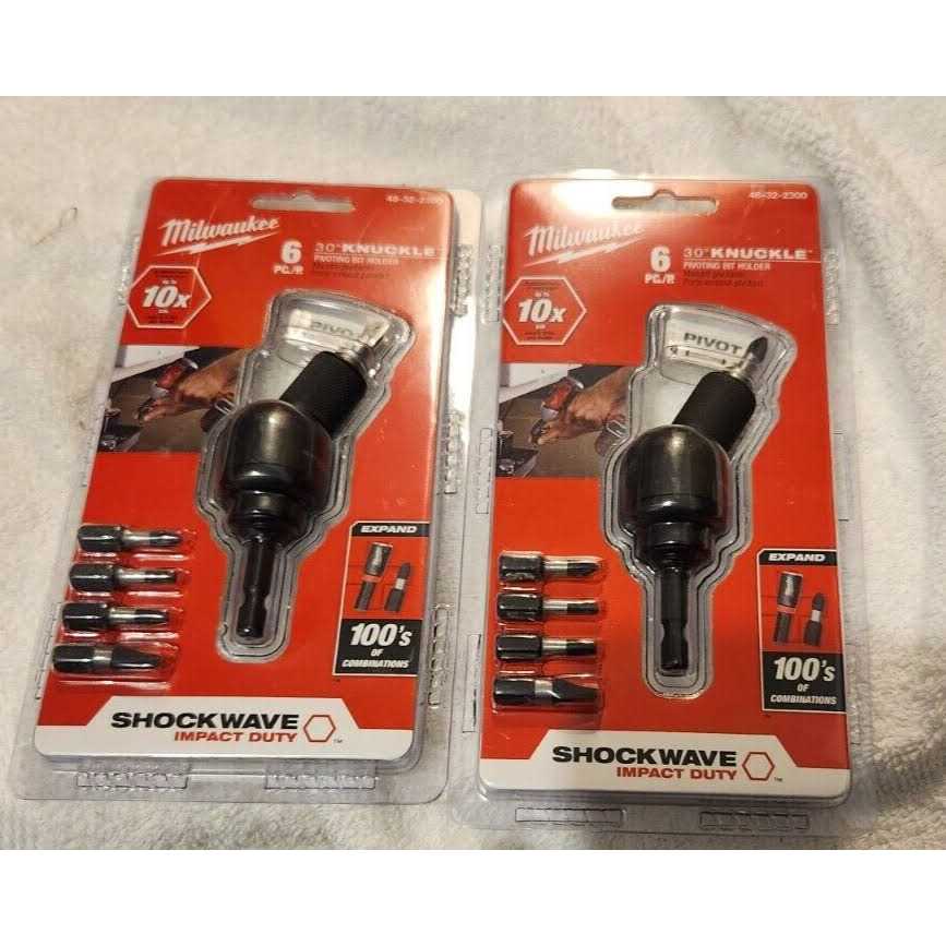Milwaukee 48-32-2300 SHOCKWAVE 30-Degree Knuckle Bit Holder Set - Image 4