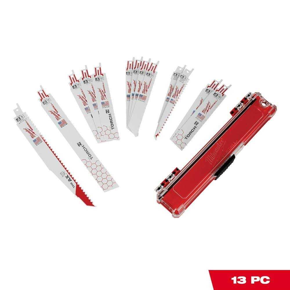 Milwaukee Sawzall Reciprocating Saw Blade Set