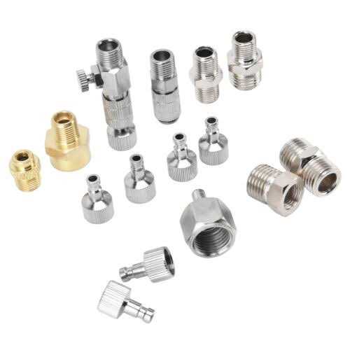 Speder Professional 7pcs Airbrush Adaptor Kit Fitting Connector Set for Air Compressor & Airbrush Hose - Image 3