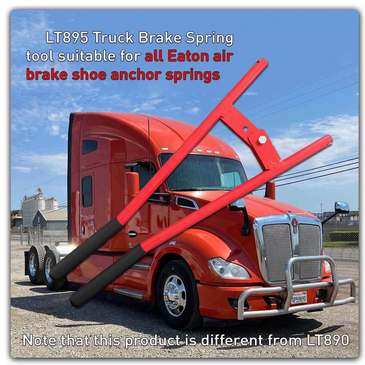 Cwsk Truck Brake Spring Tool, Heavy Duty Lt895 Anchor Pin Spring Installation and Removal,Compatible with All Eaton Air Brake Shoe Anchor Springs - Image 2