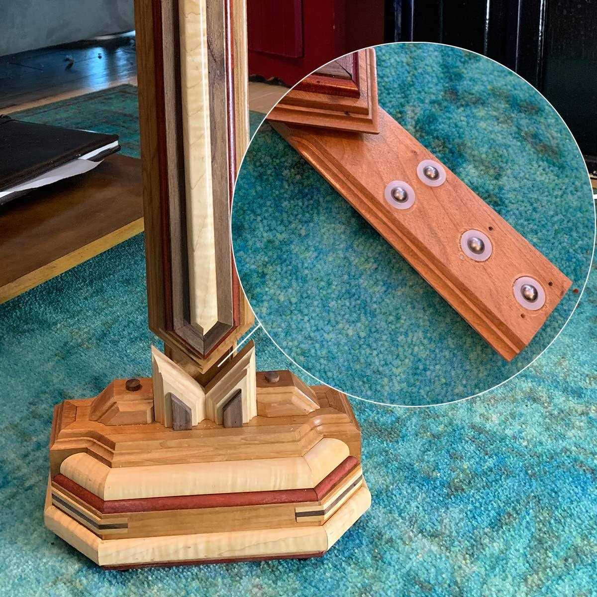 CHUANGRONG-US 10 Pieces Mini Ball Transfer Bearing Table Conveyor Roller Ball for Transmission - Image 3