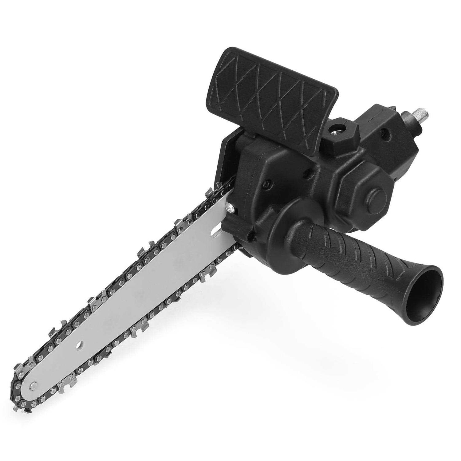 6 inch Electric Drill Modified to Electric Chainsaw Tool Attachment Electric Chainsaws Accessory Practical Modification Tool Set Woodworking Cutting - Image 4