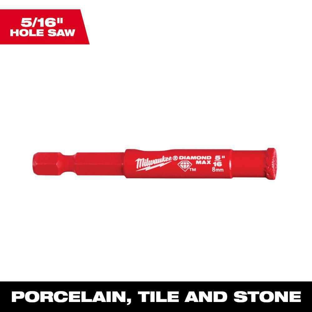 Milwaukee 5/16 Diamond Hole Saw 49-56-0507 - Image 5