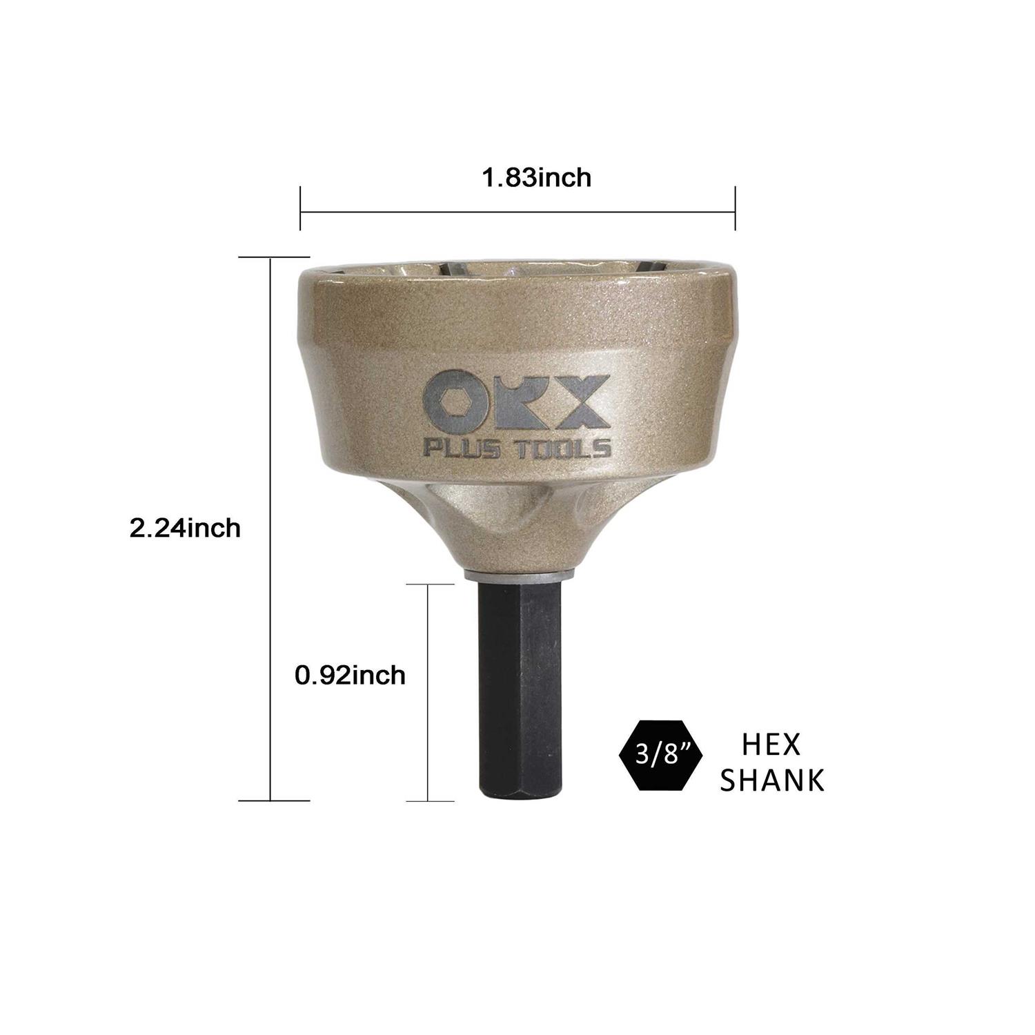 Orxplus Tools Deburring External Chamfer Tool Tungsten Blade Deburring Drill Bit - Image 3