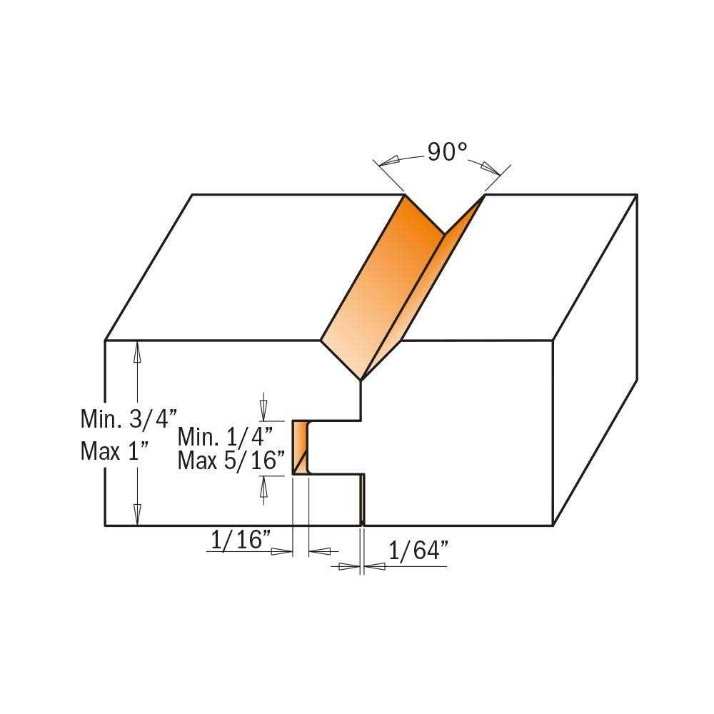 CMT 855.506.11 V-Tongue & Groove Bit Set - Image 2