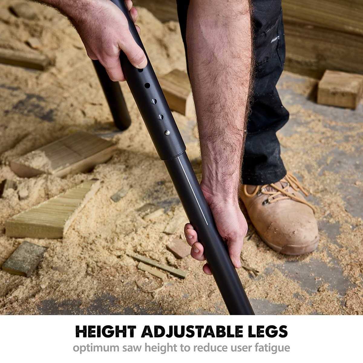 Evolution XL Rolling Mitre Saw Stand with Universal Fittings - Image 3