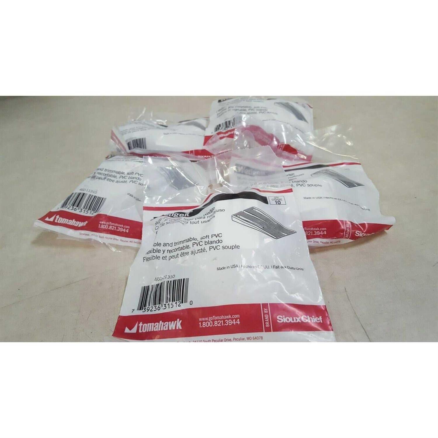 Sioux Chief 460-11310 10-Count Wedge It Soft PVC Multi Purpose Stability Wedge - Image 5